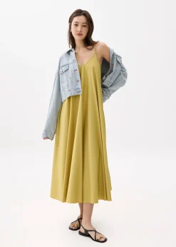 Abigail Trapeze Camisole Midaxi Dress
