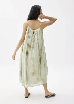 Abstract Trapeze Midi Dress