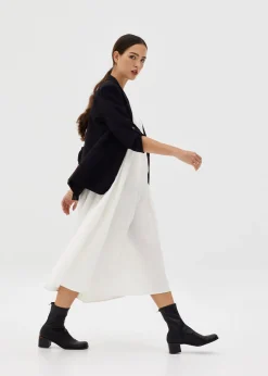Adia Textured Cotton Midaxi Dress