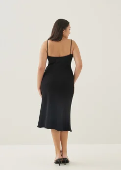 Adrianna Cowl Neck Midi Dress