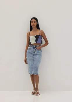 Aerith Crop Camisole in Joyous Affair