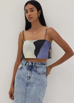 Aerith Crop Camisole in Joyous Affair
