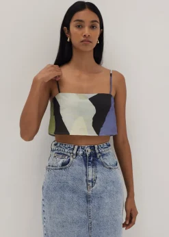 Aerith Crop Camisole in Joyous Affair