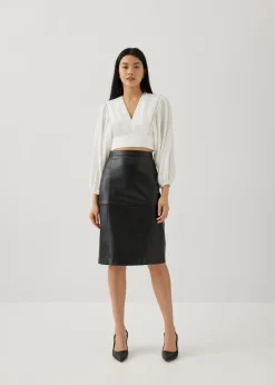 Aisha Textured Puff Sleeve Blouse