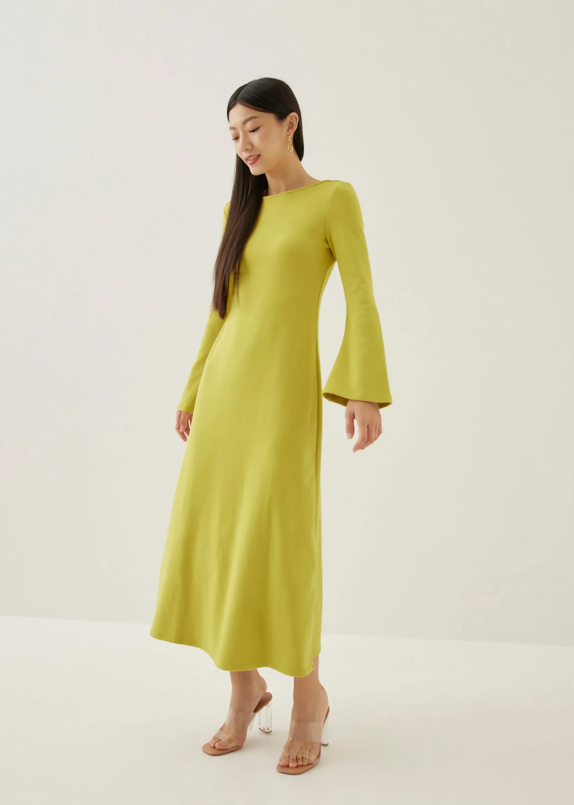 Aivee Jersey Column Midaxi Dress