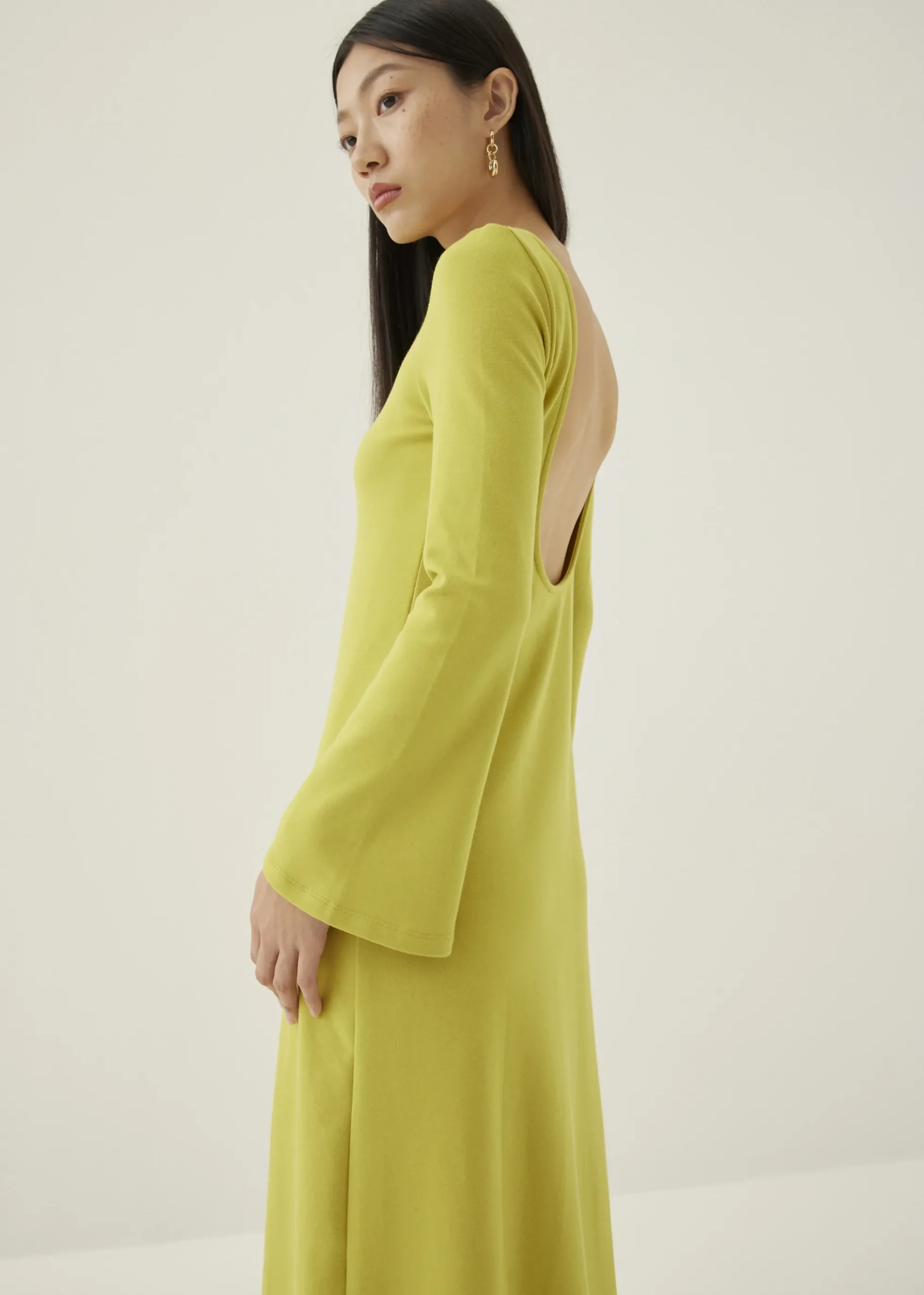 Aivee Jersey Column Midaxi Dress