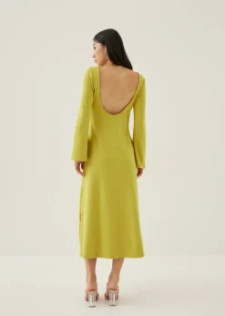 Aivee Jersey Column Midaxi Dress