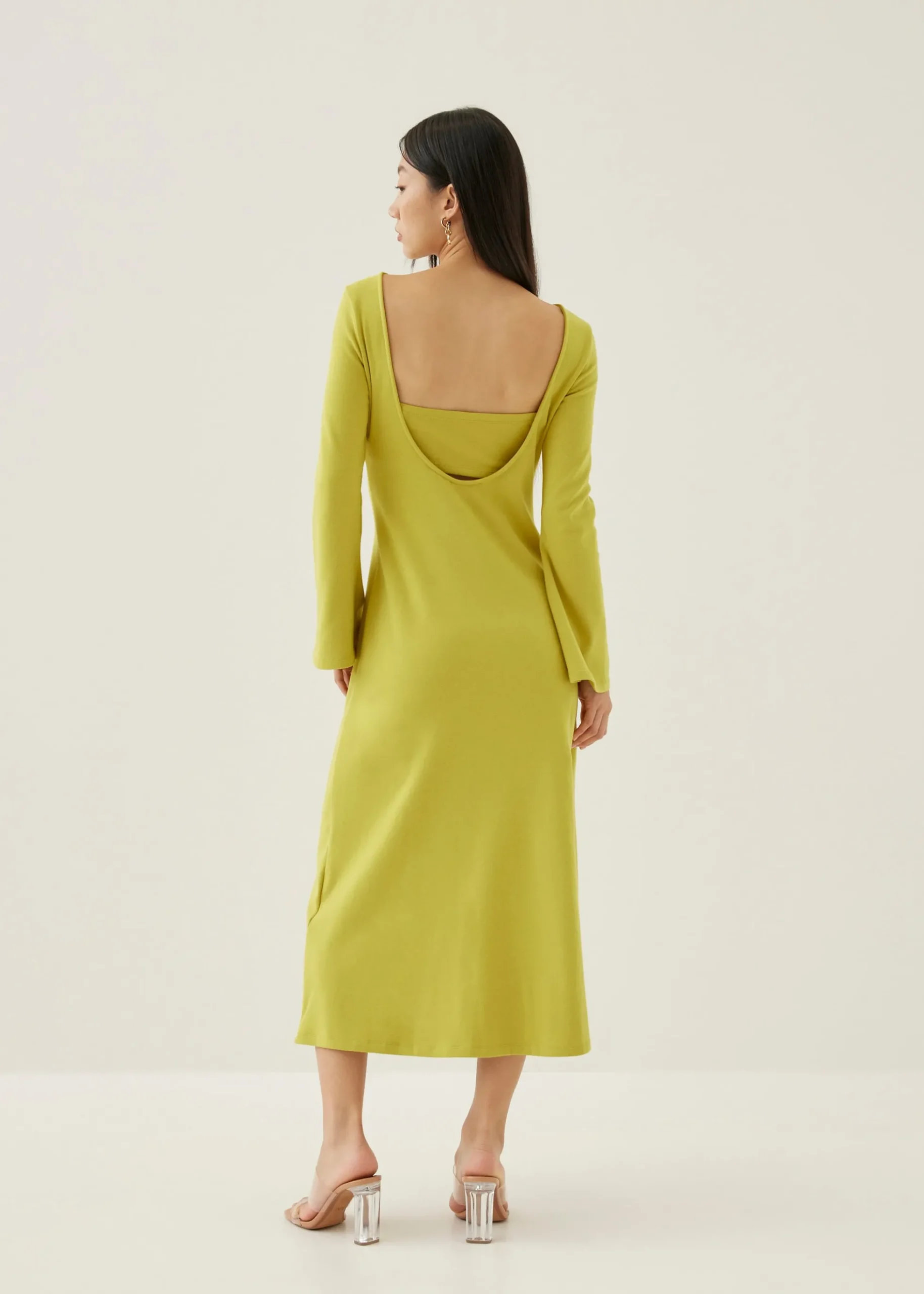 Aivee Jersey Column Midaxi Dress