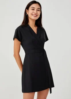Alaina Tailored Belted Dress