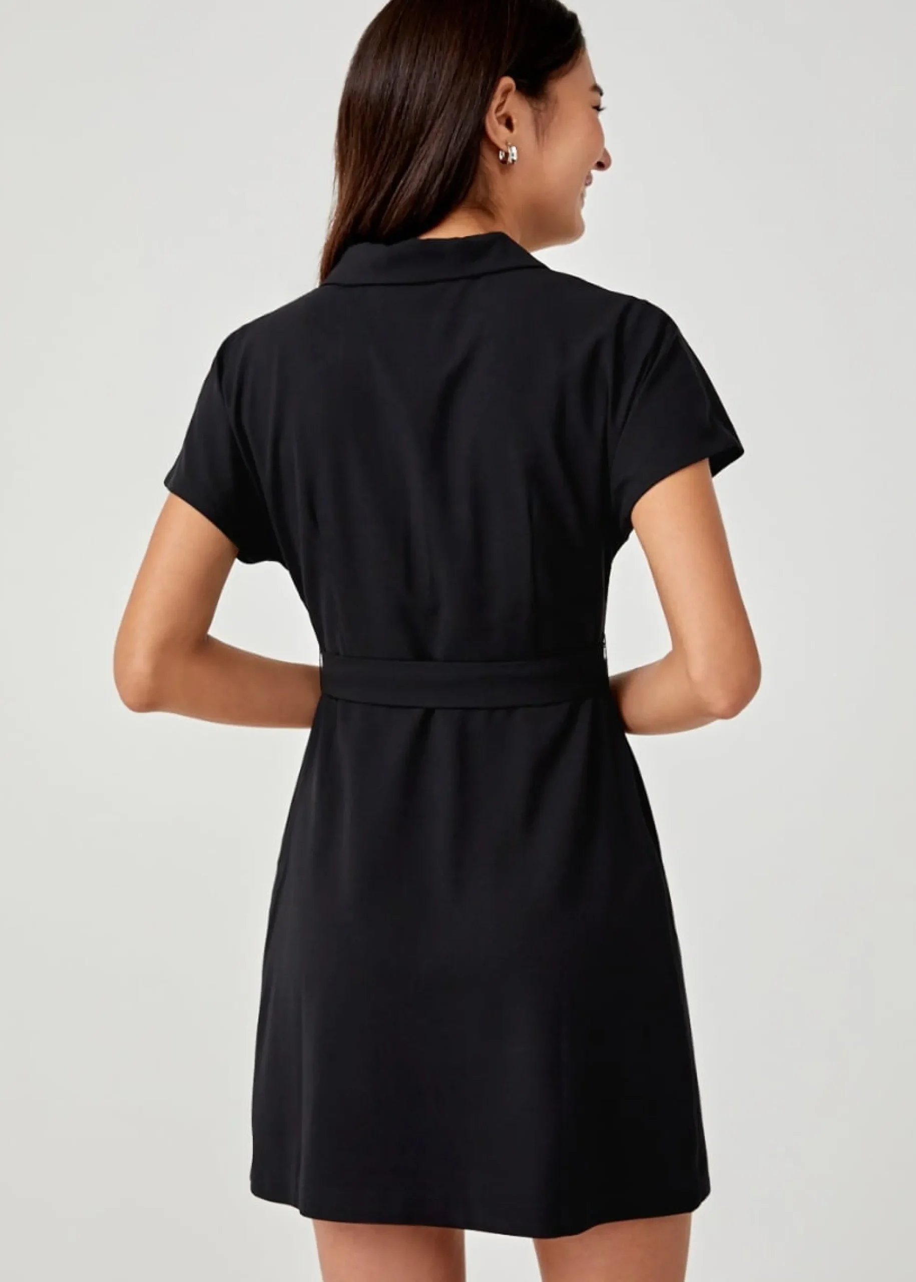 Alaina Tailored Belted Dress