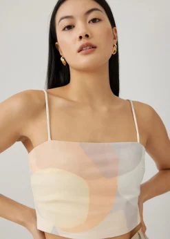 Alejandra Padded Camisole in Simple Pleasures