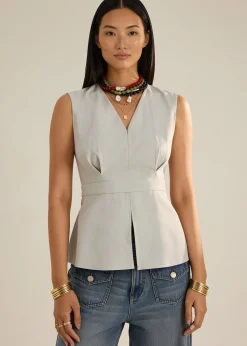 Alicia Melange Peplum Top