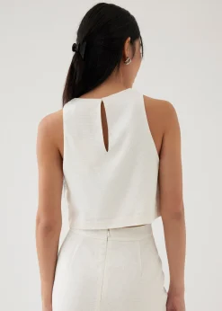 Alissa Tweed Crop Tank Top