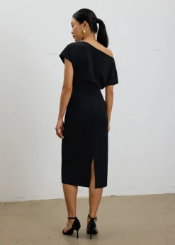 Amala Multi-way Drape Midi Dress
