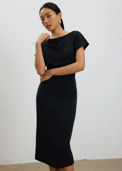 Amala Multi-way Drape Midi Dress