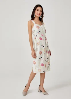 Amboree Sash Tie Camisole Dress in Tutti Frutti