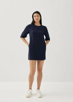Anella Linen Shift Dress