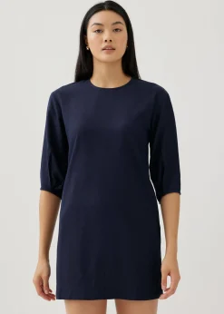 Anella Linen Shift Dress
