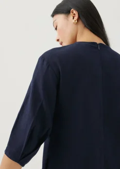 Anella Linen Shift Dress