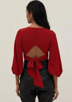 Angeline Padded Back Tie Top