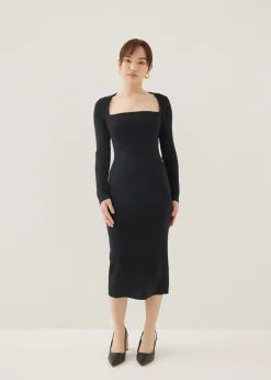 Anitha Knit Bodycon Midi Dress