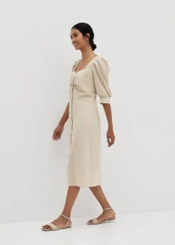 Anniston Puff Sleeve Shirt Dress