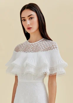 Anthea Tiered Broderie Anglaise Dress