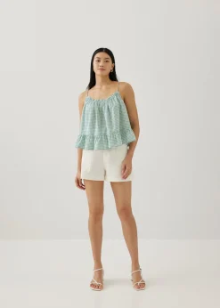 Araminta Gingham Tie Back Camisole