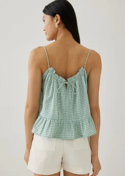 Araminta Gingham Tie Back Camisole