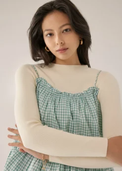 Araminta Gingham Tie Back Camisole