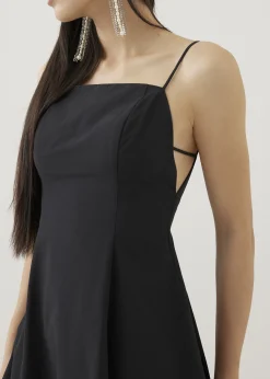 Ares Padded Fit & Flare Midi Dress