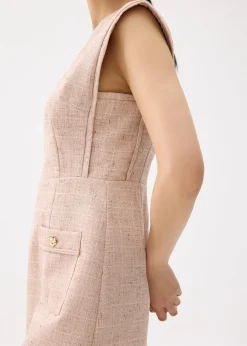 Aria Tweed A-line Mini Dress
