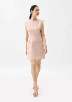 Aria Tweed A-line Mini Dress