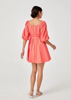 Arica Puff Sleeve Mini Dress