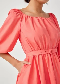 Arica Puff Sleeve Mini Dress