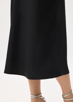 Arii Elastic Satin Bias Cut Midaxi Skirt