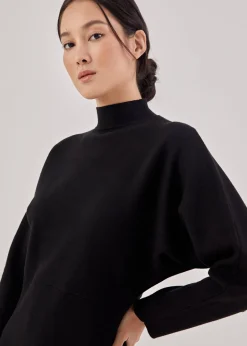 Arina Mock Neck Knit Dress