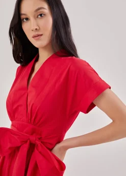 Arina Sash Wrap Dress