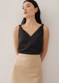 Arisse Satin Shell Top
