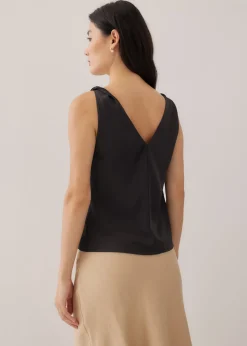 Arisse Satin Shell Top