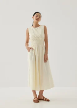 Ariza Cotton Fit & Flare Midaxi Dress
