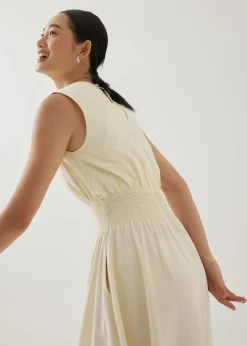 Ariza Cotton Fit & Flare Midaxi Dress
