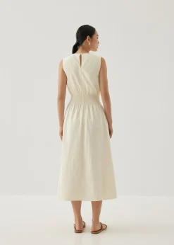 Ariza Cotton Fit & Flare Midaxi Dress