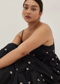 Arleth Embroidered Tiered Maxi Dress