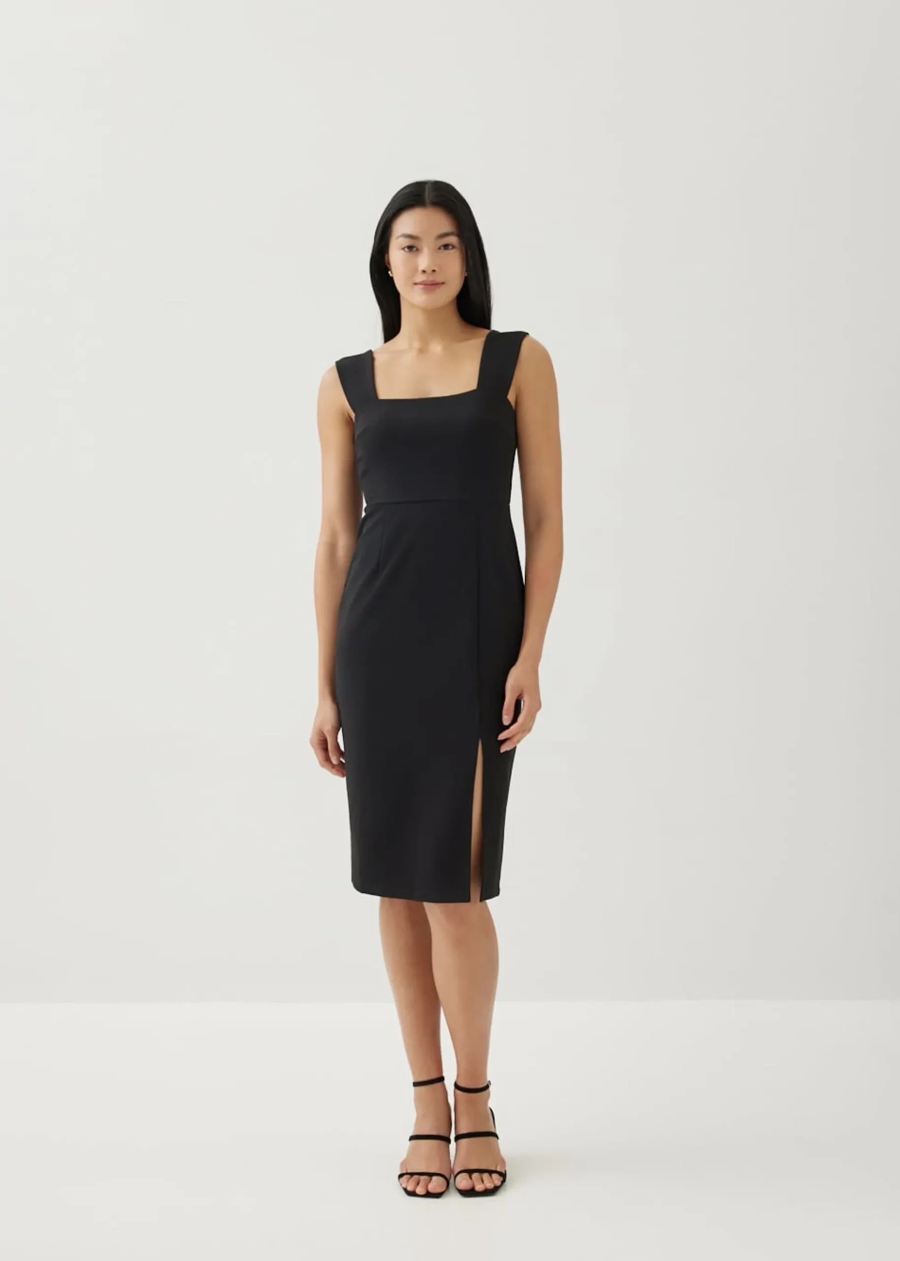 Arwen Square Neck Column Dress