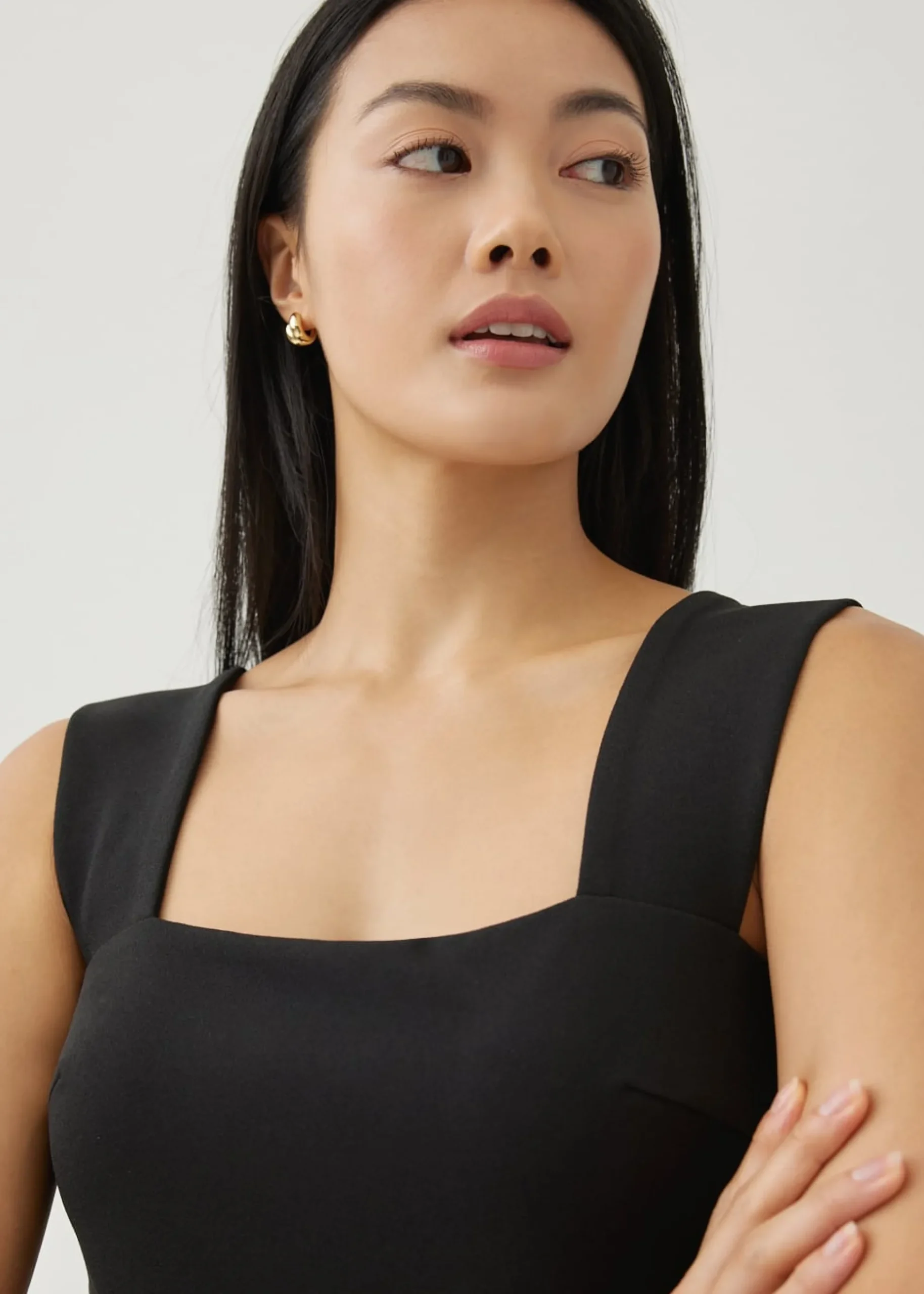 Arwen Square Neck Column Dress