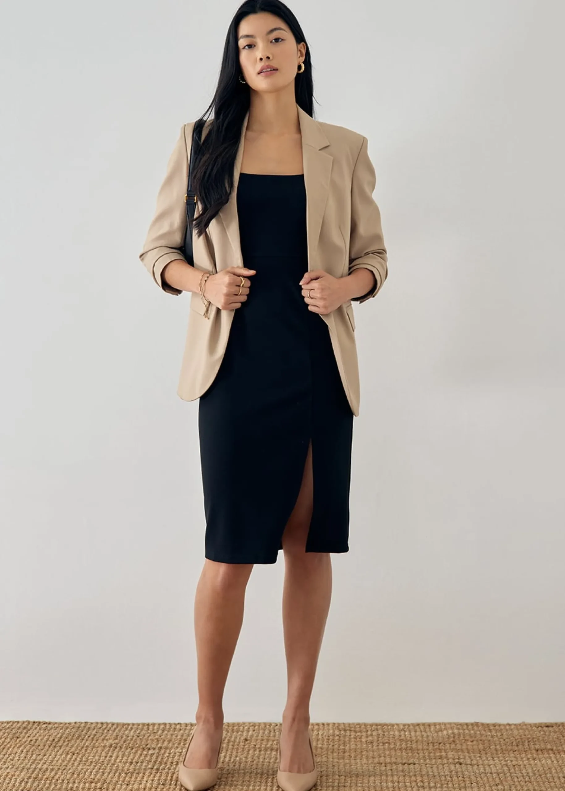 Arwen Square Neck Column Dress