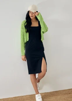 Arwen Square Neck Column Dress