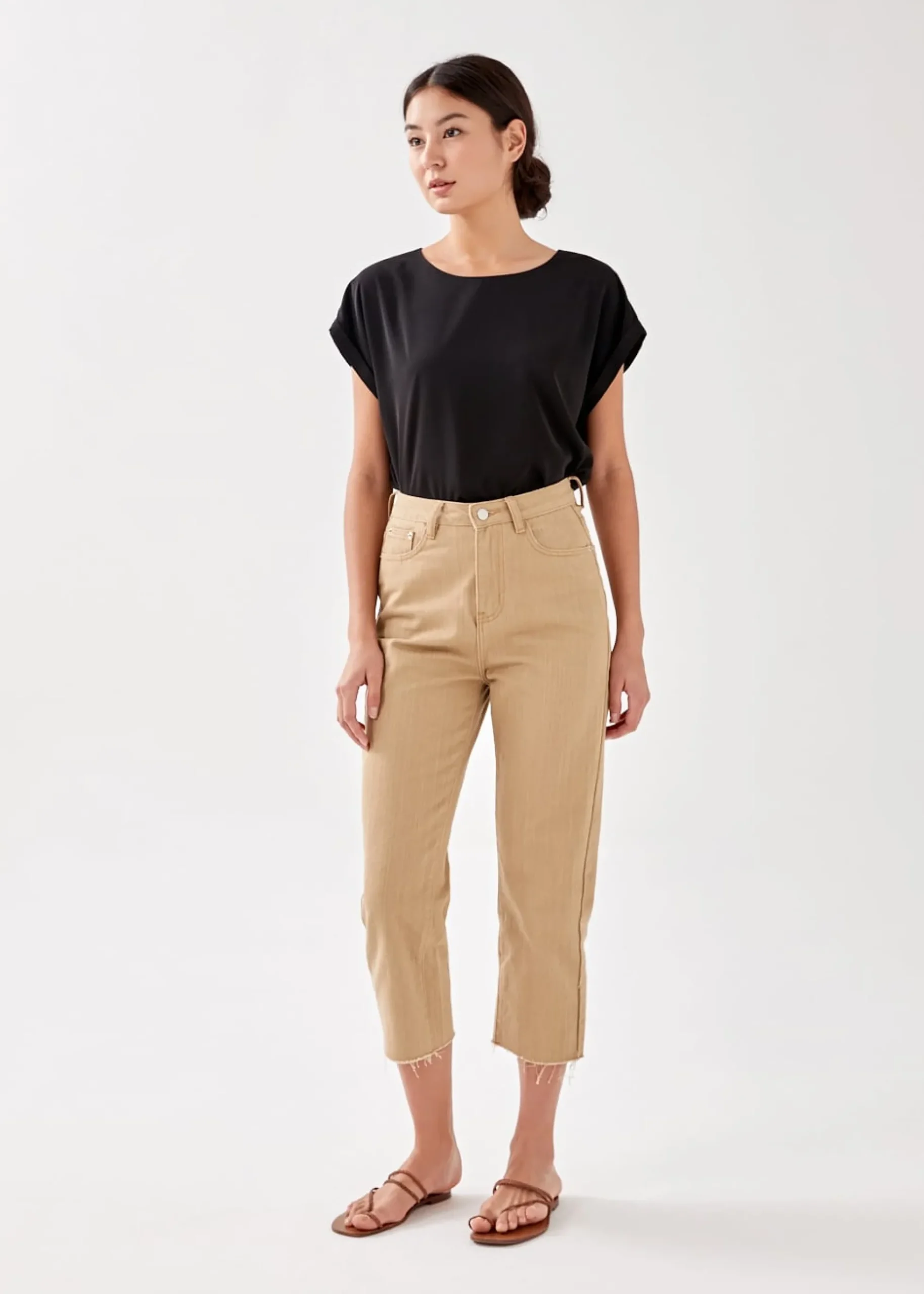 Ashari Drop Shoulder Shell Top