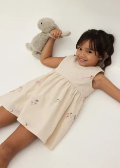 Ashlyn Embroidered Babydoll Dress in Humble Abode